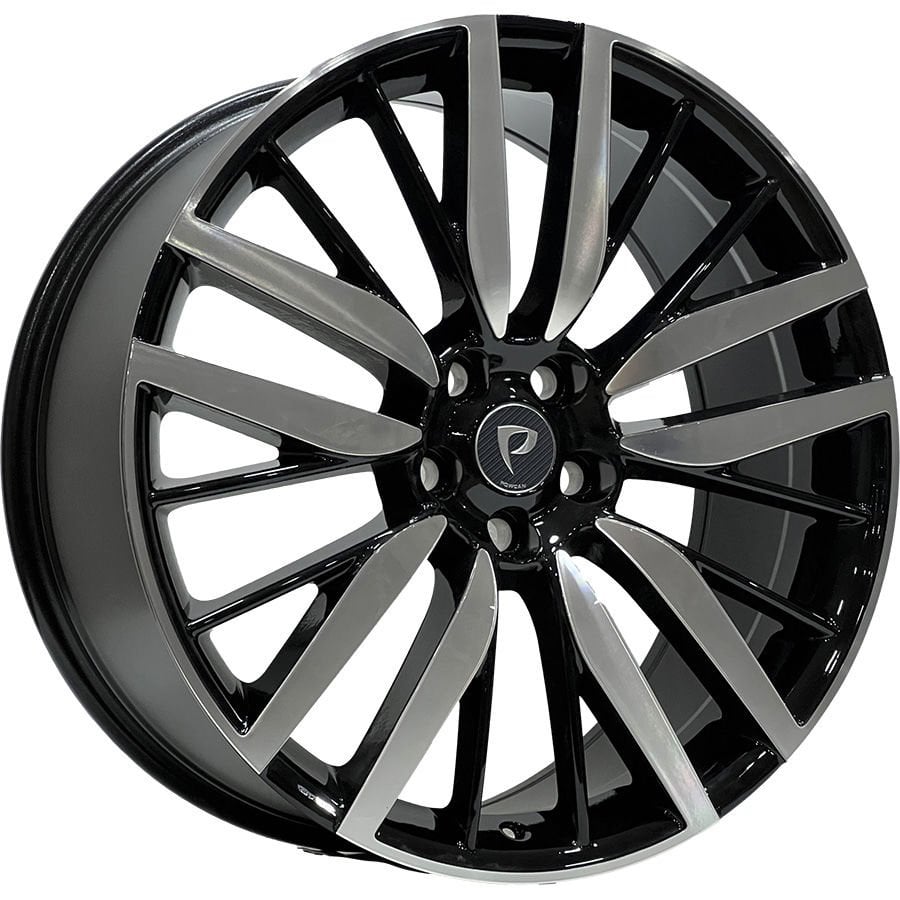 BK 5489 9.5X22İNÇ 5X120 ET48 72.6 BLACK MACHINED XL ÇELİK JANT