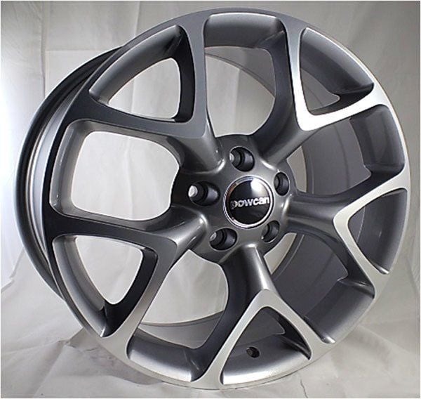 Powcan BK 518 8x18inç 5x108 Gun Machined Çelik Jant