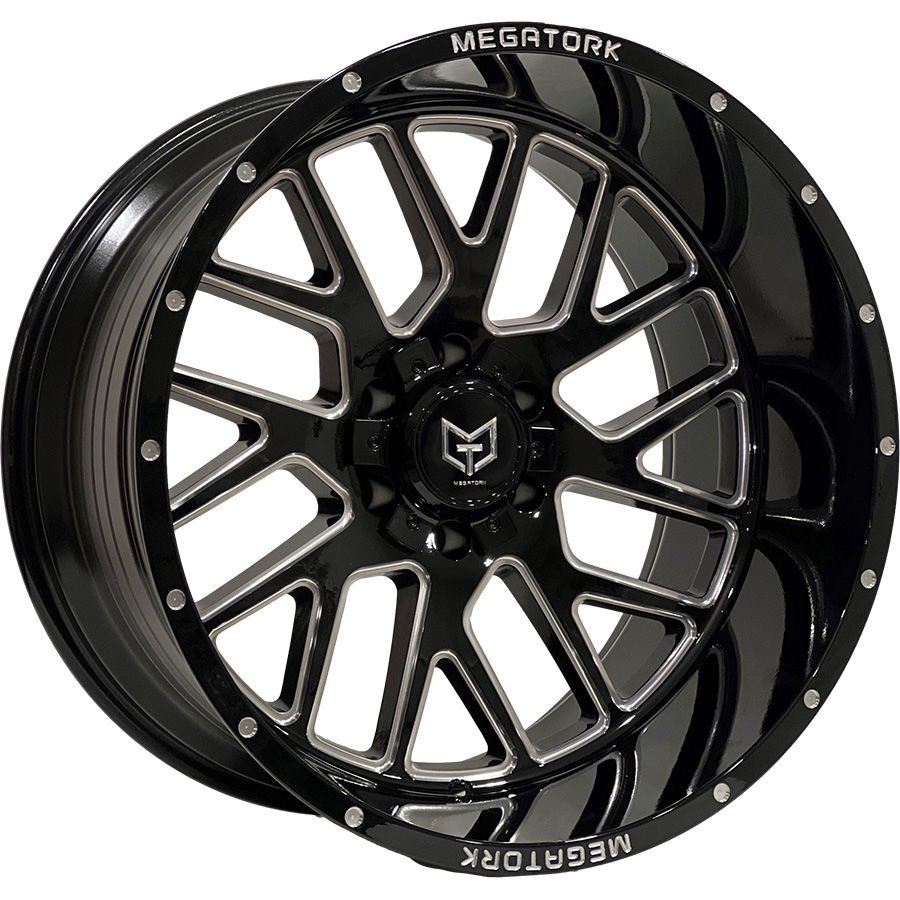TORK 9337 12X22İNÇ 6X139.7 ET-51 110 BLACK MILLING ÇELİK JANT