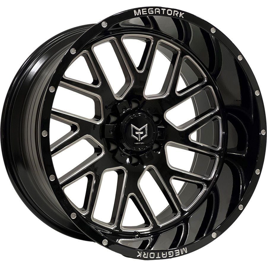 TORK 9337 12X22İNÇ 6X114.3 ET-51 66.1 BLACK MILLING ÇELİK JANT