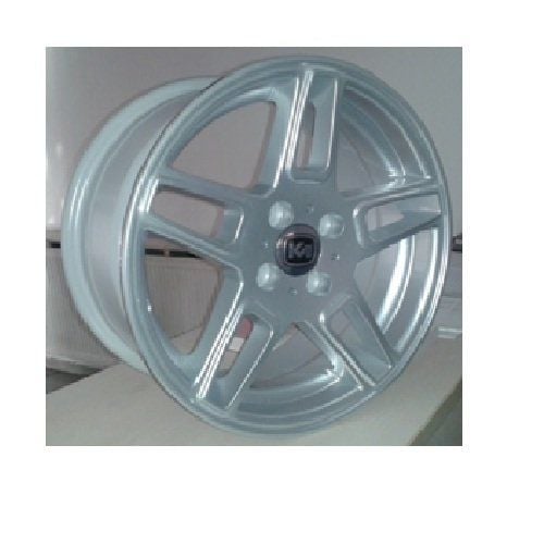 Kormetal KM 485 6.5x15inç 4x108 Silver + Black Diamond Machined Çelik Jant
