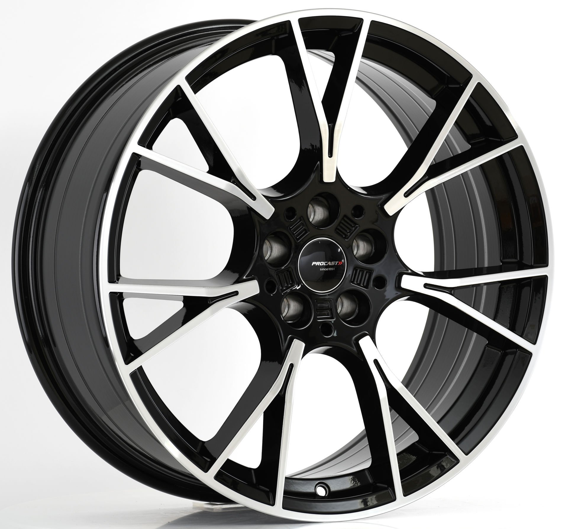 PRO LA5407F 8.5X20İNÇ 5X112 ET27 66.6 BLACK MACHINED XL ÇELİK JANT
