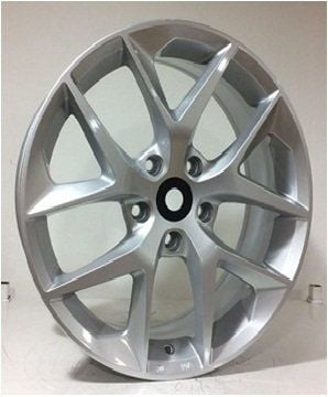 Slk 1689 7x17 inç 5x112 et45 57.1 Sılver Machined Çelik Jant