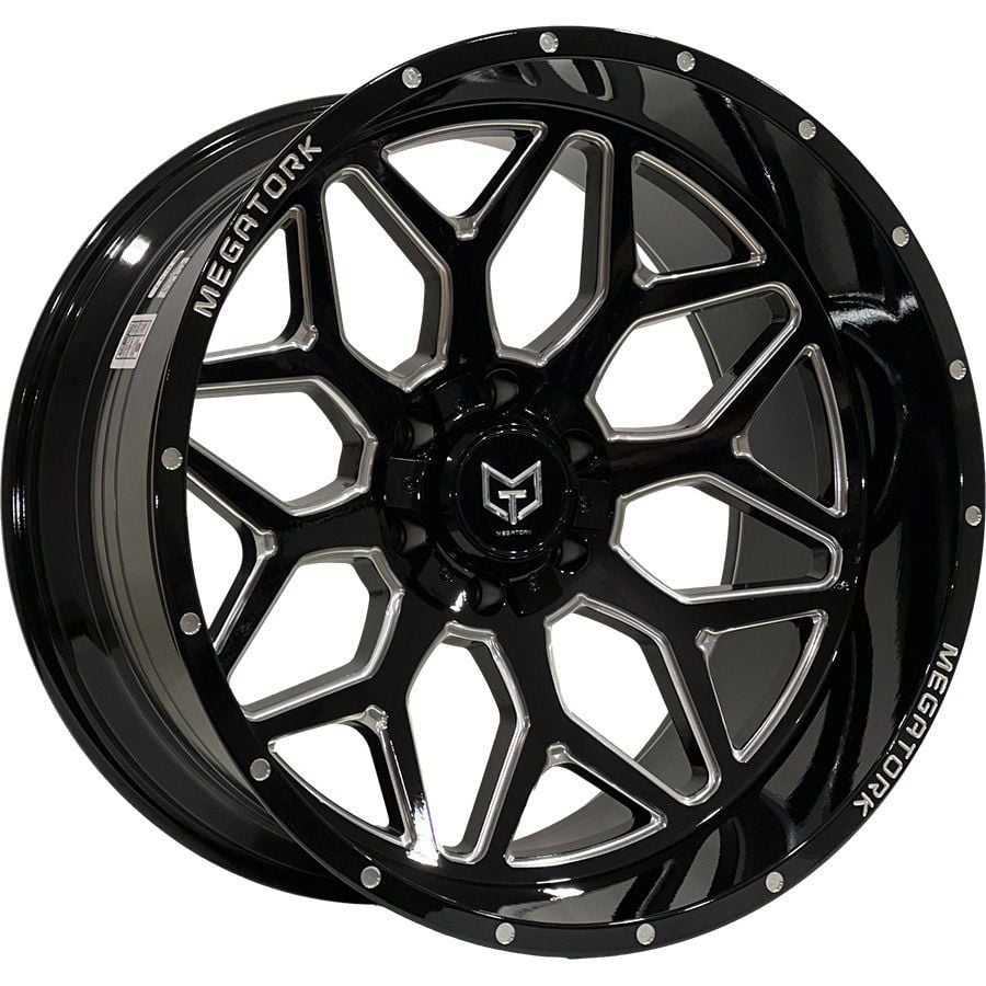 TORK 9338 12X22İNÇ 6X114.3 ET-51 66.1 BLACK MILLING ÇELİK JANT