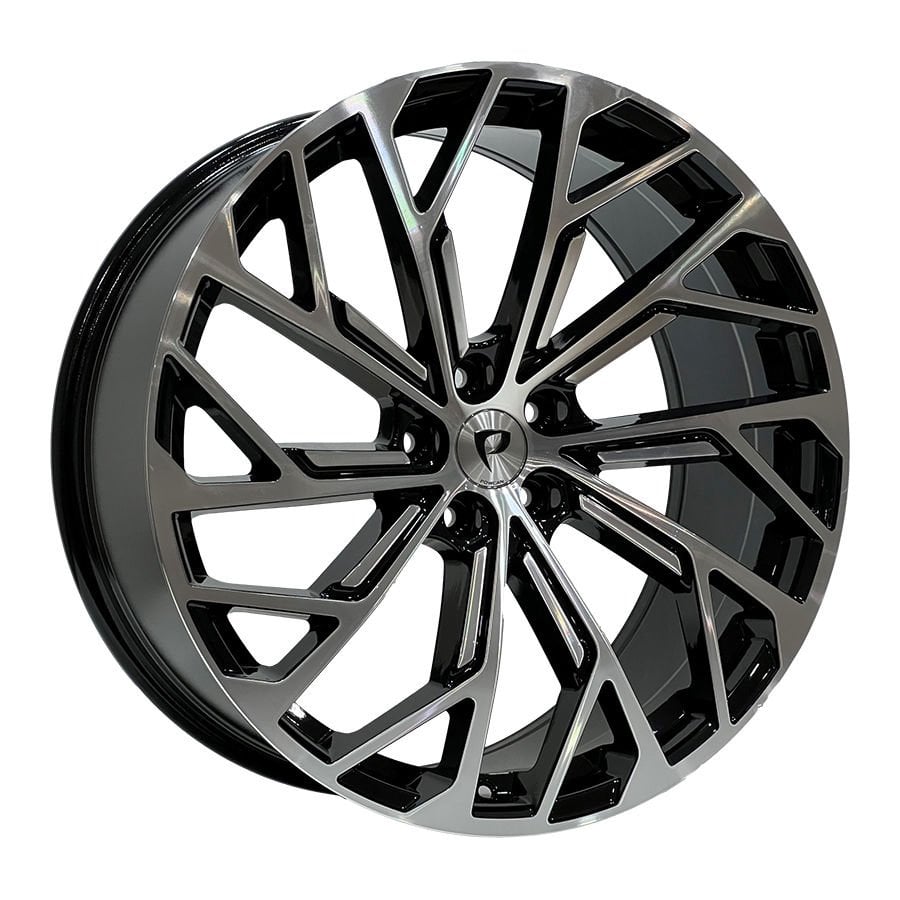 BKY 0081 9X20İNÇ 5X112 ET35 66.45 BLACK MACHINED XL ÇELİK JANT