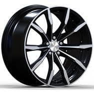 Megatork TORK 4408 6.5x15inç 4x100 et35 73.1 Black Machined Çelik Jant