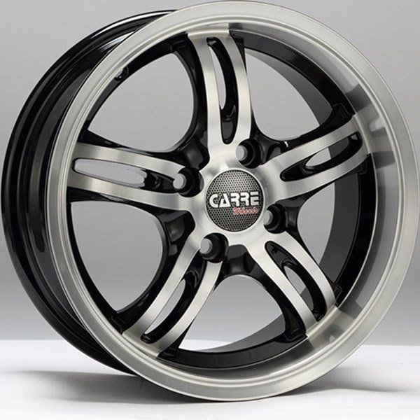 Carre CAR 510 6.5x15inç 4x100 Black Diamond Çelik Jant