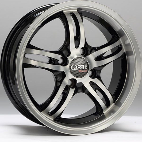 Carre CAR 510 6.5x15inç 4x108 Black Diamond Çelik Jant