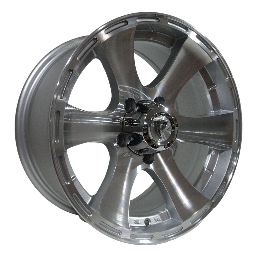 BK 5537 8X16inç 6X130 ET25 84.1 silver MACHINED çelik jant