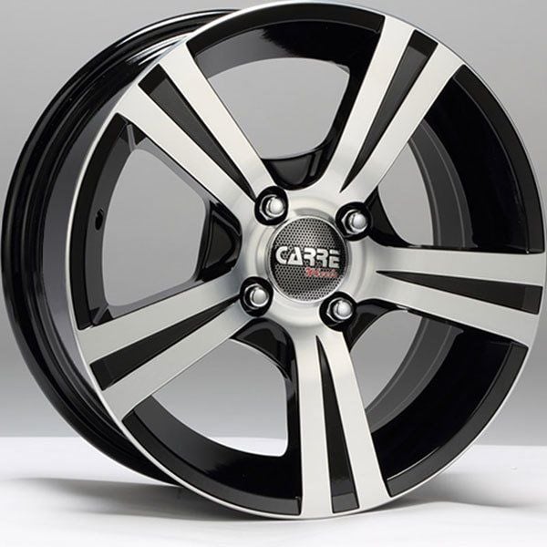 Carre CAR 506 6.5X15inç 5x114.3 Black Diamond Çelik Jant