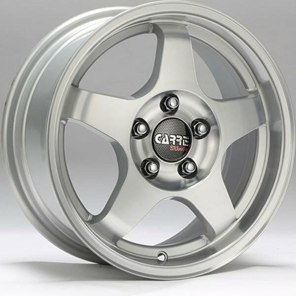 Carre CAR 524 6.5X15inç 5X112 Silver /Black Diamond Çelik Jant