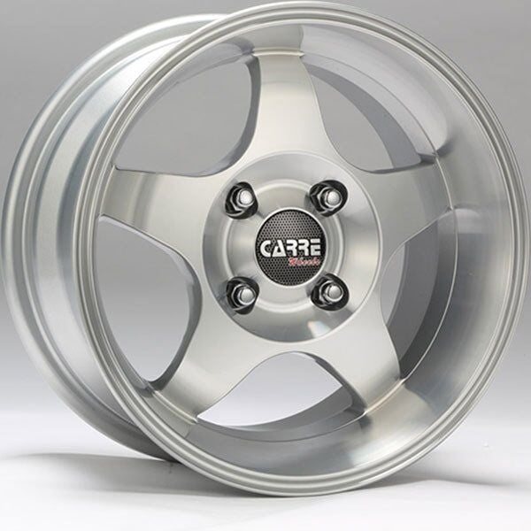 Carre CAR 529 7.5X15inç 5X112 Silver / Black Diamond Çelik Jant