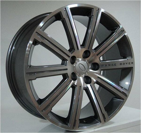 Powcan BK 216 8.5x20inç 5x120 Gun Machined Range Rover Replika Çelik Jant