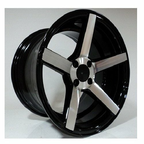 Powcan BK 693 7X15inç 4x100 Silver + Black Machined Çelik Jant