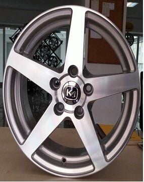 Kormetal KM 435 6.5x15inç 5x112 et35 67.1 Silver Machined Çelik Jant