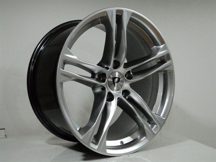 BK 5418 8x18inç 5x120 ET30 72.56 HYPER SILVER Machined Çelik Jant