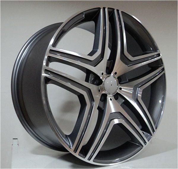 Powcan BK 206 8.5x18inç 5x112 Gun Machined MERCEDES Replika Çelik Jant