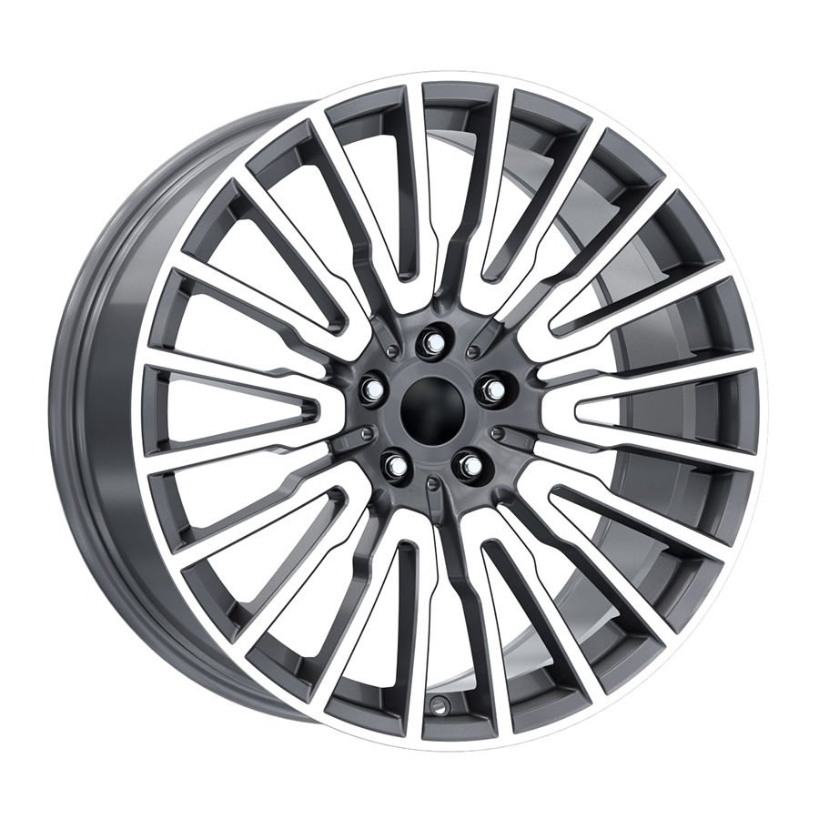 DY 1050 8.5X20İNÇ 5X112 ET30 66.6 GUN MACHINED XL ÇELİK JANT