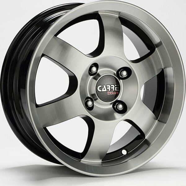 Carre CAR 527 6.5x15inç 5x100 Black Diamond Çelik Jant