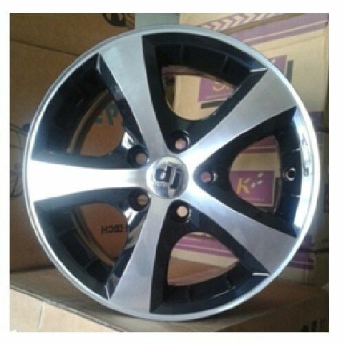DJ DJ 508 6x14inç 5X100 Black Diamond Çelik Jant