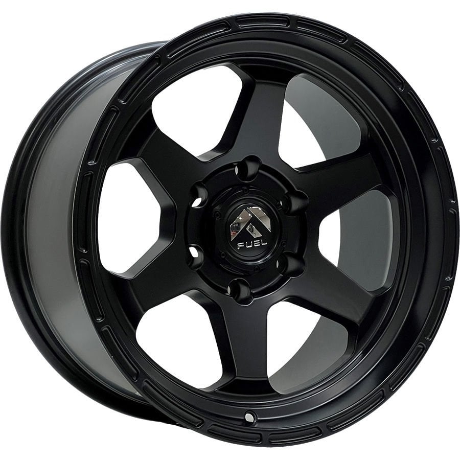 SRW 6147 9X17İNÇ 6X139.7 ET-12 110 MAT BLACK ÇELİK JANT