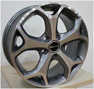 Powcan BK 386 6.0x14inç 4x100 Gun Machined Çelik Jant