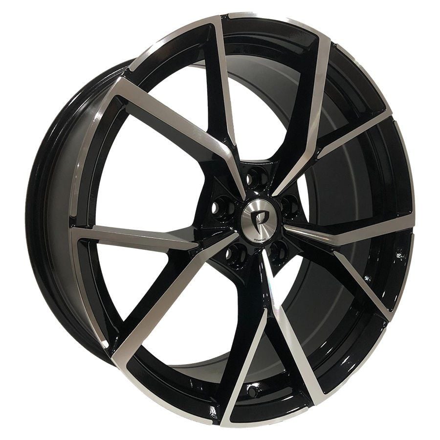 BK 5801 7.5X17inç 5X100 ET45 57.1 BLACK MACHINED XL ÇELİK JANT