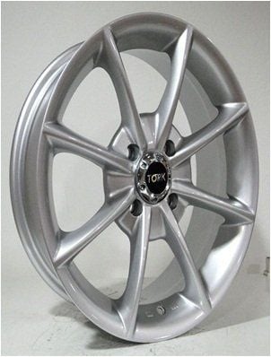 Megatork TORK 217 6.5x15inç 4x100 et35 73.1 Silver Machined Çelik Jant