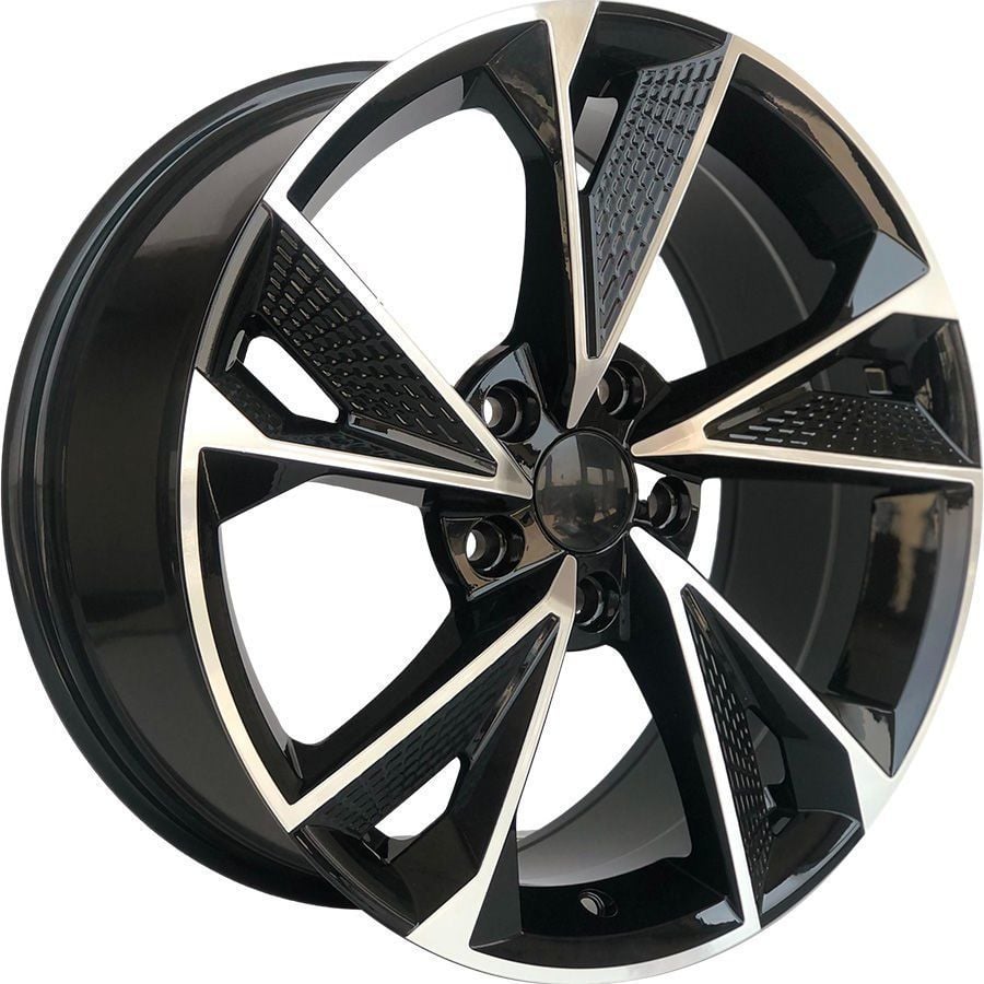 DY 807 7.5X17inç 5X114.3 ET35 73.1 BLACK MACHINED XL ÇELİK JANT
