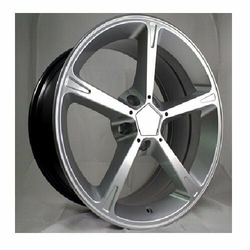 Powcan BK 026 8.0x18inç 5x120 Hyper Silver Bmw Replika Çelik Jant