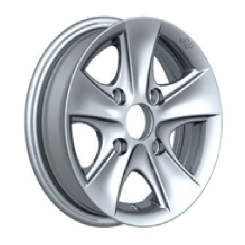 Megatim TIM 1101 6x14inç 4x100 Silver Machined Çelik Jant
