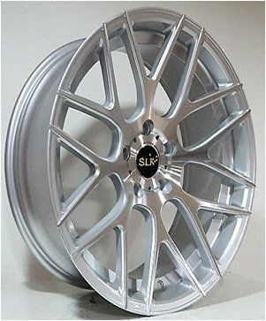 SLK Slk 1480 8.5x19inç 5x120 et34 72.56 Sılver Machined Çelik Jant