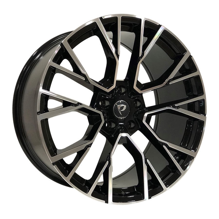 BK 5769 10.5X22İNÇ 5X120 ET35 74.1 BLACK MACHINED XL ÇELİK JANT