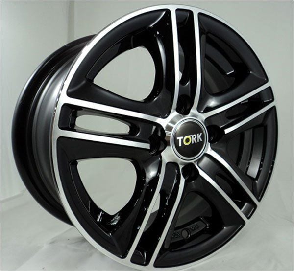 Megatork TORK 4801 5.5x14inç 4x100 Black Machined Çelik Jant