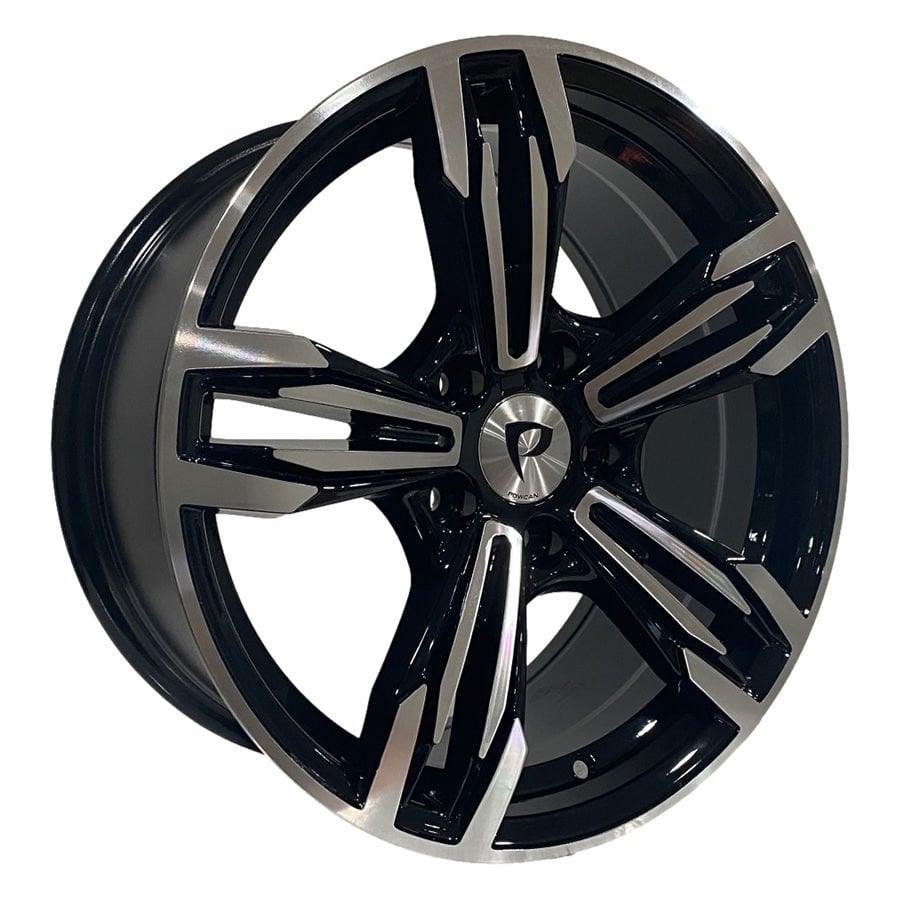 BK 5730 8X17İNÇ  5X120 ET38 72.56 BLACK MACHINED XL ÇELİK JANT