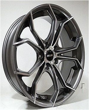 SLK Slk 1600 8.5x18inç 5x112 et45 73.1 Gun Machined Çelik Jant