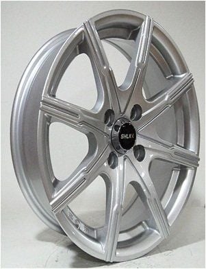SLK Slk 1601 6.5x15inç 4x100 et35 73.1 Sılver Machined Çelik Jant