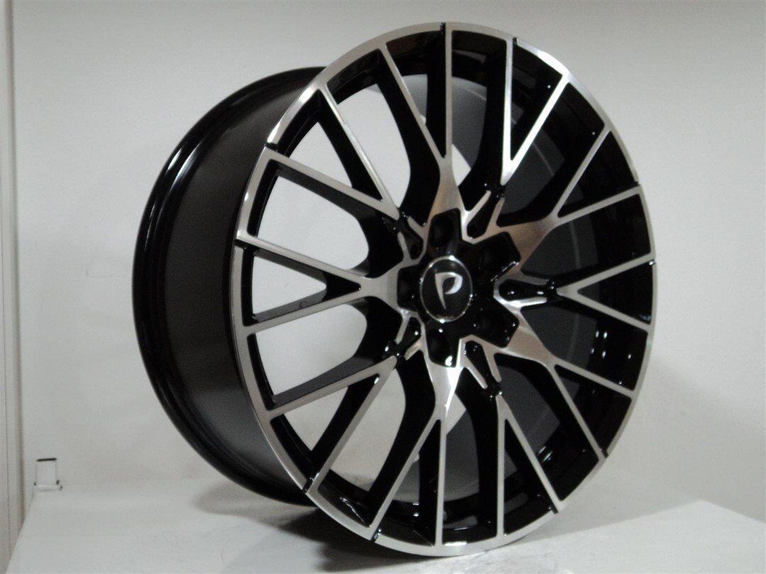 Powcan BK 5441 9x19inç 5x120 BLACK Machined Replika Çelik Jant