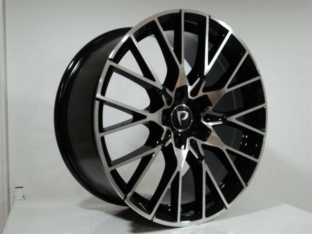 Powcan BK 5441 8x19inç 5x120 BLACK Machined Replika Çelik Jant