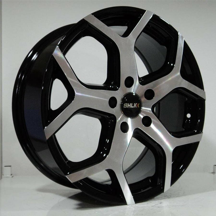 SLK-1733 7.5x18inç 5x120 ET45 65.1 SILVER Machıned Replika Çelik Jant