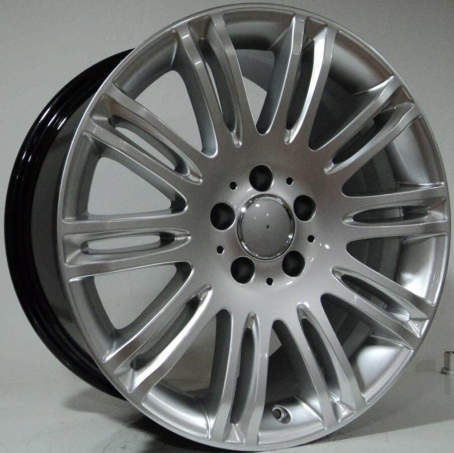 POWCAN BK-590 9x18inç 5x112 ET38 66.56 BLACK Machıned Replika Çelik Jant