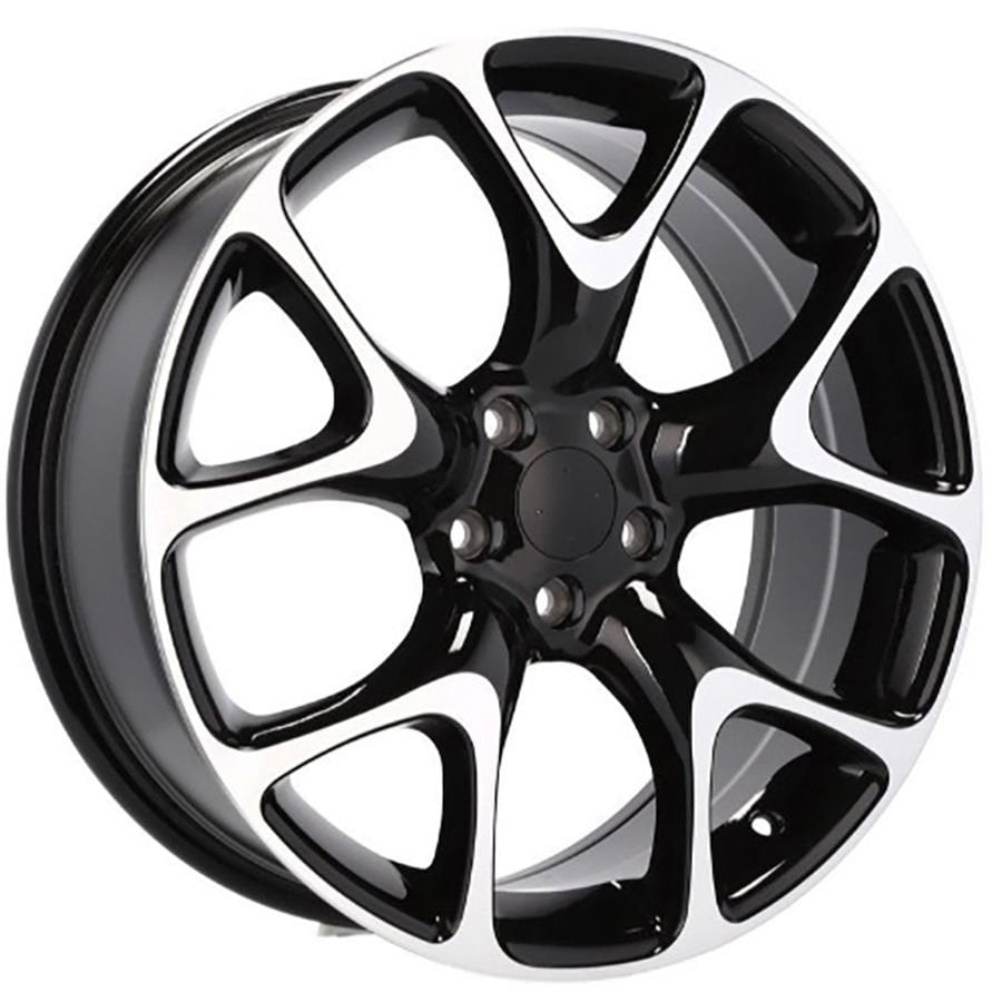 BK 518 7.5X17 inç 5X105 ET42 73.1 BLACK MACHINED ÇELİK JANT