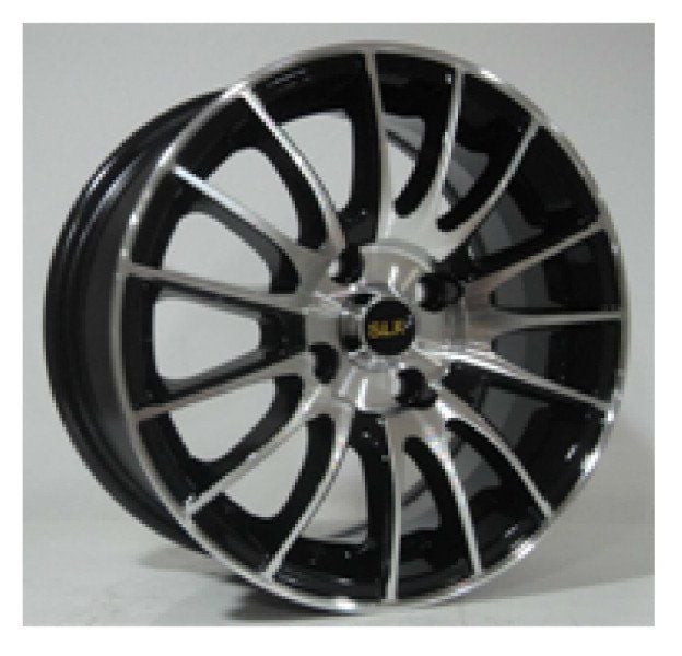 Slk SLK 1489 6.5x15inç 4x100 Black Machined Çelik Jant