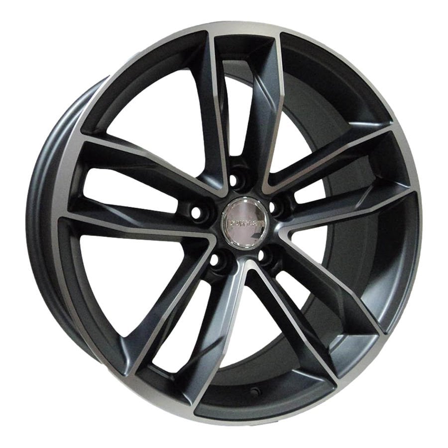 BK 5232 8X18İNÇ 5X112 ET42 66.45 MAT GUN MACHINED XL ÇELİK JANT