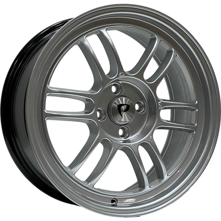 BK 808 7.5X17 inç 4X100 ET35 73.1 HYPER SILVER çelik jant