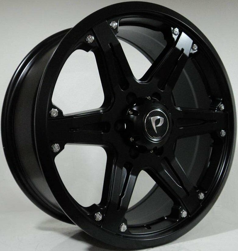 POWCAN BK 5106 8.5x18inç 6x139.7 ET38 110 BLACK Machıned Replika Çelik Jant