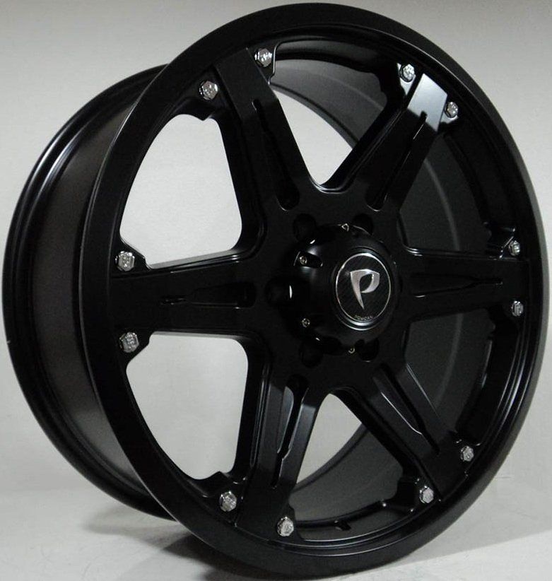 POWCAN BK 5106 8.5x20inç 6x139.7 ET38 110 BLACK Machıned Replika Çelik Jant