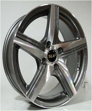 Slk SLK 2022 6.5x15inç 4x100 et35 73.1 Gun Machined Çelik Jant