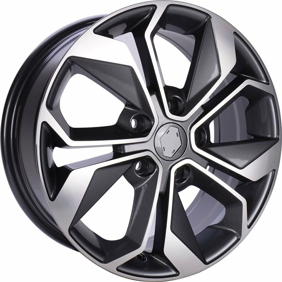 BK 5168 7.5x18inç 5x114.3 et45 66.1 BLACK MACHINED XL ÇELİK JANT 1 TAKIM (4 adet) JANT SİPARİŞİ