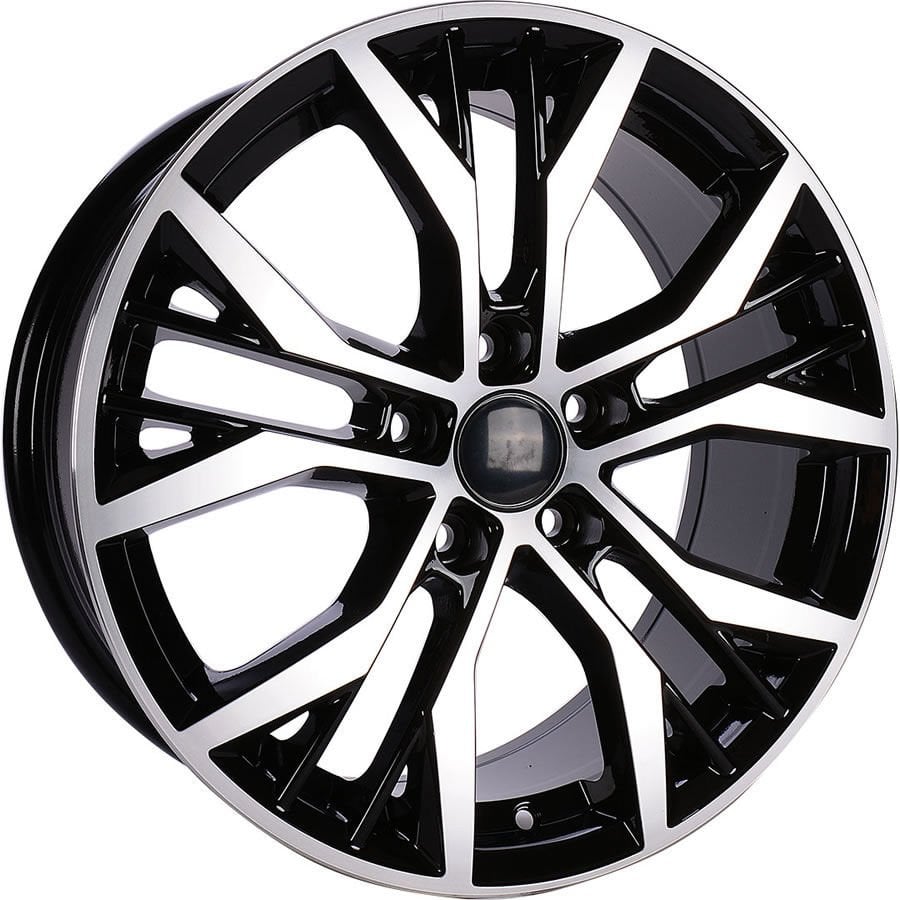 BK 713 8X18İNÇ 5X112 ET45 57.1 BLACK MACHINED XL ÇELİK JANT